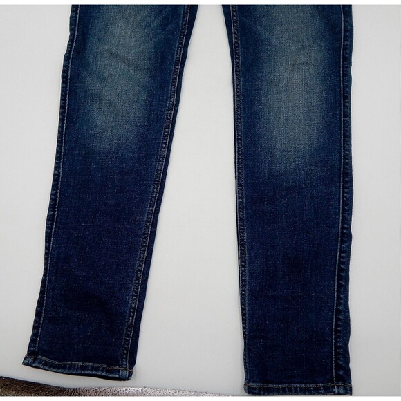 Hollister Skinny Advanced Stretch Mens 29x30 Medium Wash Distressed Denim Jeans - Picture 6 of 9